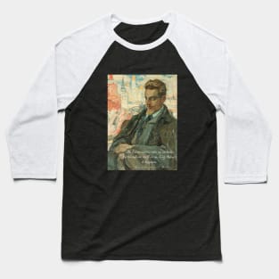 rainer maria rilke oil portrait and quote: “The future enters into us,....” Baseball T-Shirt